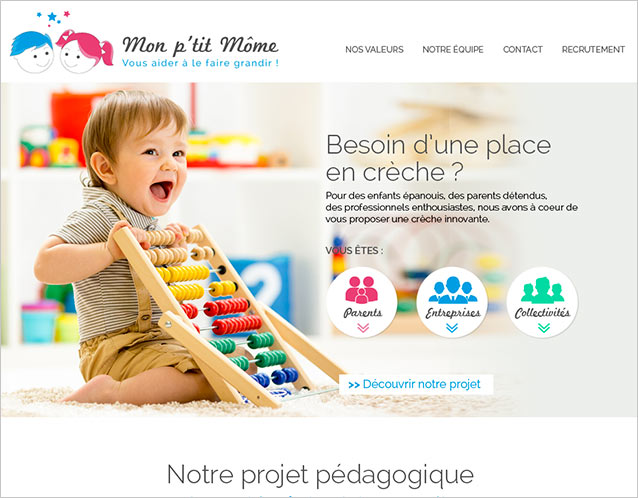 Anne-b -Webdesign-Mon p'tit Môme - projet d'ouverture de crèches